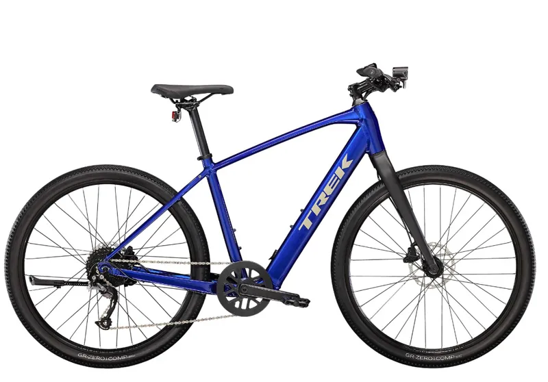 Trek Dual Sport+ 2 Hex Blue Electric Hybrid Bike